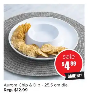 Kitchen Stuff Plus Aurora chip & dip 25.5 cm dia offer