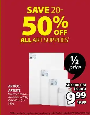 JYSK Artico/artiste stretched canvas offer