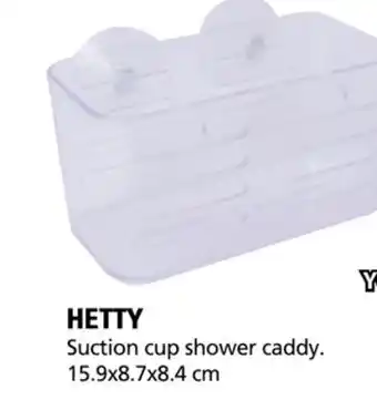 JYSK Hetty suction cup shower caddy offer