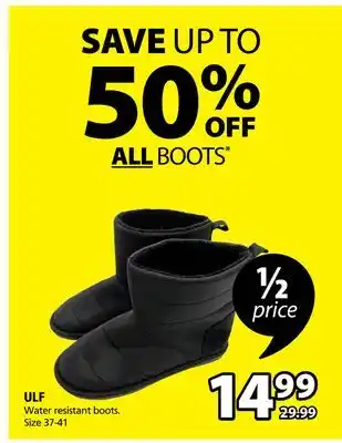 JYSK Ulf water resistant boots offer