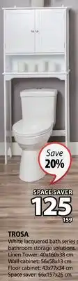 JYSK Trosa over the toilet space saver offer