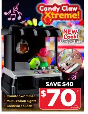 Showcase Candy claw xtreme! offer