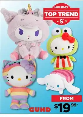 Showcase Gund holiday top trend offer