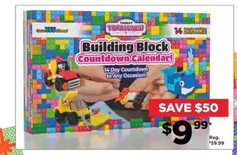 Showcase Trendy treasures building block countdown calendar! offer