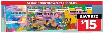 Showcase 14 day countdown calendars offer