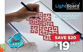 Showcase Studio art lightboard offer