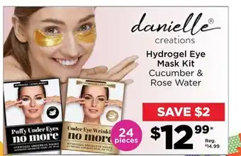 Showcase Danielle hydrogel eye mask kit offer
