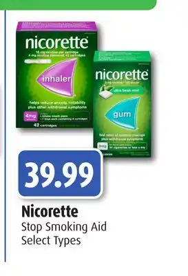 RxHealthMed Nicorette stop smoking aid offer