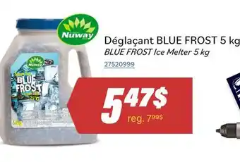 Matériaux Pont Masson Blue frost ice melter offer