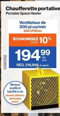 Patrick Morin Stelpro portable space heater offer