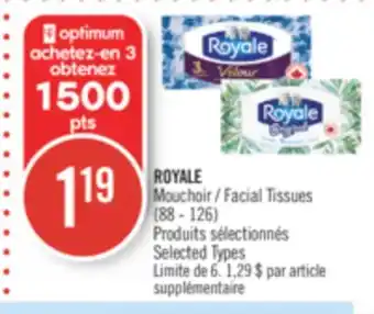 Pharmaprix Royale facial tissues offer
