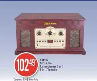 Pharmaprix Curtis nostalgia 6-in-1 turntable offer
