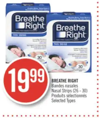 Pharmaprix Breathe right nasal strips offer