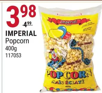 Rossy Imperial popcorn offer
