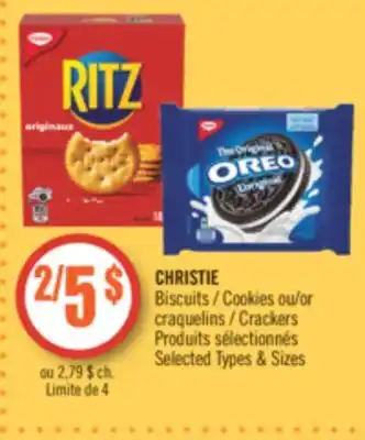 Pharmaprix Christie cookies or crackers offer
