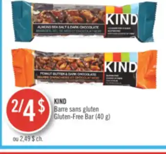 Pharmaprix Kind gluten-free bar offer