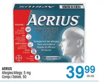 Uniprix Aerius allergies/allergy, 5 mg offer