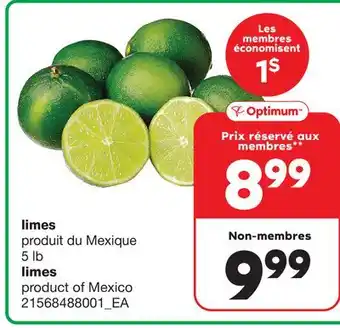 Wholesale Club Limes, 5 lb offer