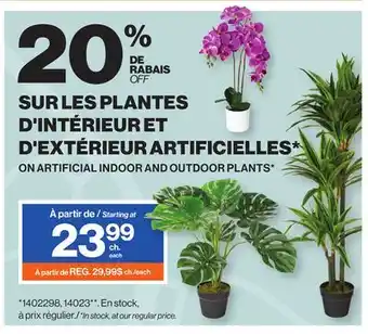 Patrick Morin On artificial indoor and outdoor plants offer