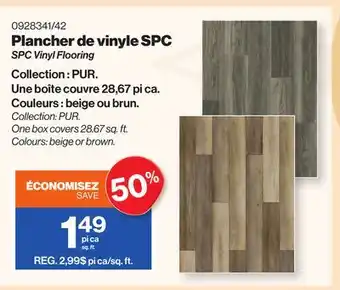 Patrick Morin Spc vinyl flooring offer