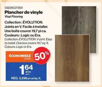 Patrick Morin Vinyl flooring offer