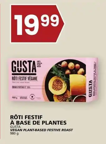 Rachelle-Bery Grocery GUSTA VEGAN PLANT-BASED FESTIVE ROAST 980g offer