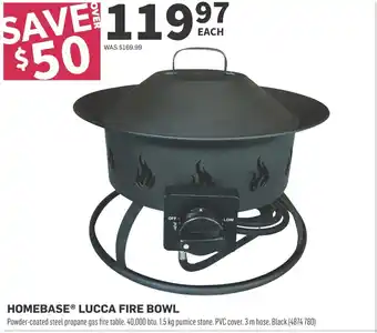 Co-op HOMEBASE LUCCA FIRE BOWL offer