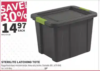 Co-op STERILITE LATCHING TOTE offer