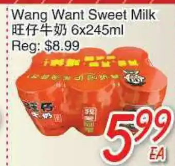 Foody Mart Wang want sweet milk offer