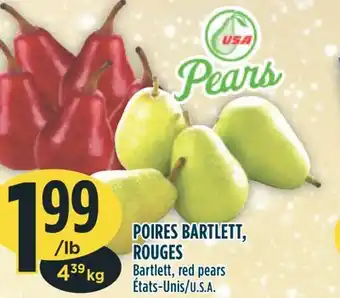 Marché Adonis Poires bartlett, rouges offer