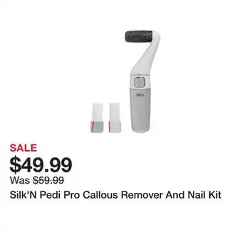 TSC Stores Silk'n pedi pro callous remover and nail kit offer
