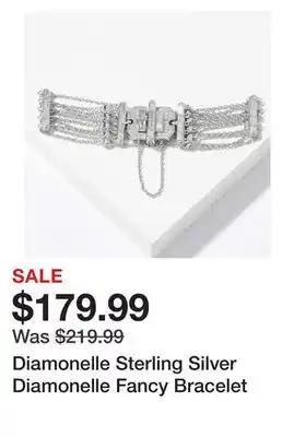 TSC Stores Diamonelle sterling silver diamonelle fancy bracelet offer