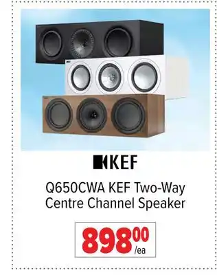 2001 Audio Video Kef two-way centre channel speaker offer