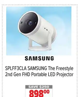 2001 Audio Video Samsung the freestyle 2nd gen fhd portable led projector offer