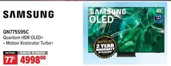 2001 Audio Video Samsung 77 quantum hdr oled+ offer