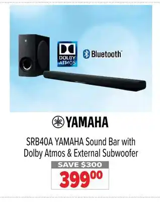2001 Audio Video Yamaha soundbar dolby atmos w/sub offer