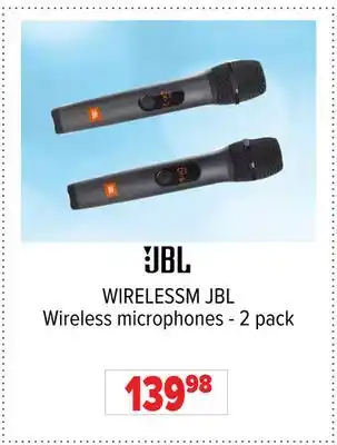 2001 Audio Video Jbl wireless microphones - 2 pack offer