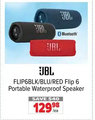 2001 Audio Video Jbl flip 6 portable waterproof speaker offer