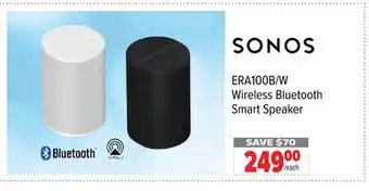 2001 Audio Video Sonos wireless bluetooth smart speaker offer
