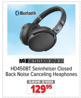 2001 Audio Video Sennheiser closed back noise canceling heaphones offer