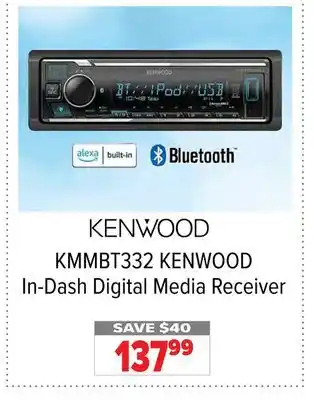 2001 Audio Video Kenwood in-dash digital media receiver offer