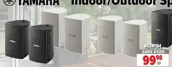 2001 Audio Video Yamaha indoor/outdoor speakers offer