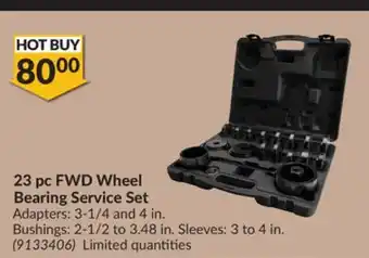 Princess Auto 23 pc fwd wheel bearing service set offer