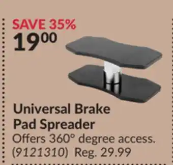 Princess Auto Universal brake pad spreader offer