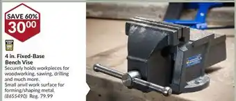 Princess Auto 4 in. fixed-base bench offer