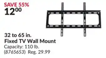Princess Auto Fixed tv wall mount offer