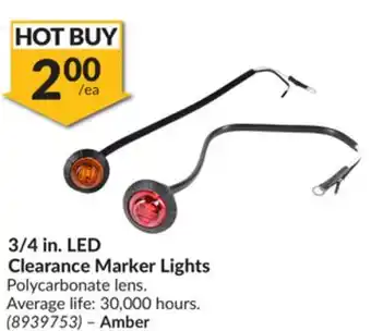 Princess Auto 3/4 in. led clearance marker lights offer