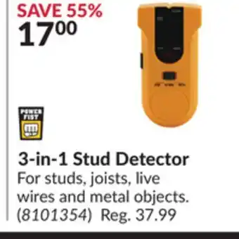 Princess Auto 3-in-1 stud detector offer
