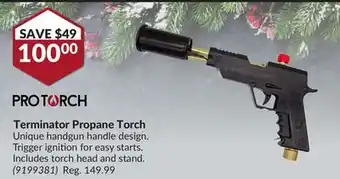 Princess Auto Terminator propane torch offer