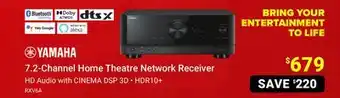 Visions Electronics Yamaha 7.2-channel home theatre network receiver offer